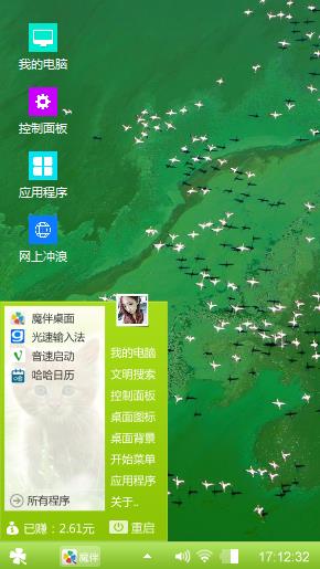 成群的小鸟