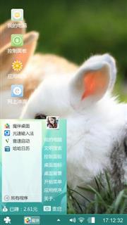 可爱的白兔