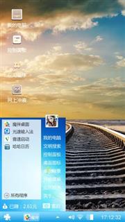 延伸的铁轨