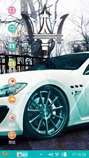 白色跑车