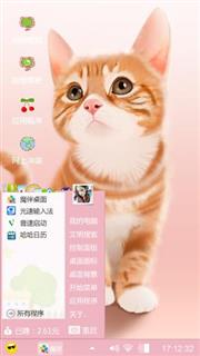 戴白手套的绅士橘猫