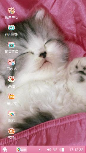 睡觉的萌猫咪