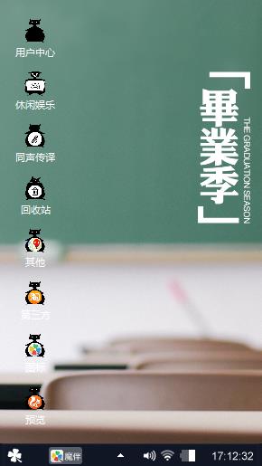 毕业了