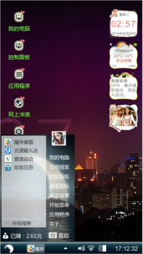 夜晚的城市