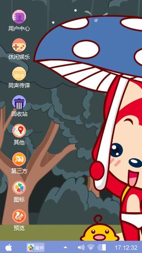 阿狸和蘑菇