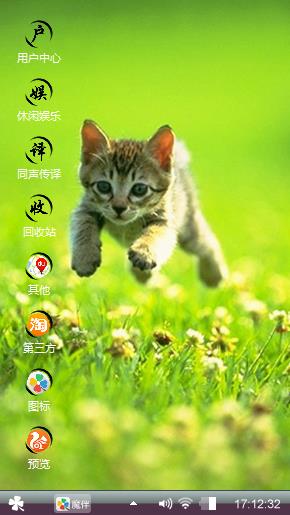 跳跃的猫咪