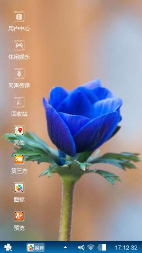 蓝色 的 花