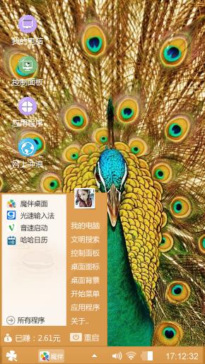 花孔雀