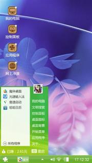透明小花