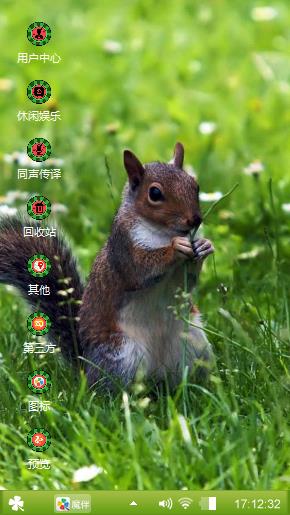 侧纹岩松鼠