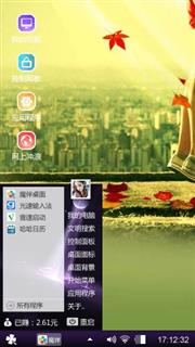 秋日飘落的枫叶