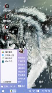冰雪的狼
