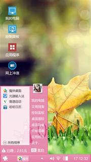 唯美的一片树叶