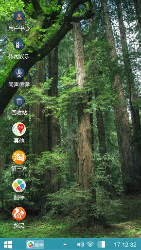 清新的森林