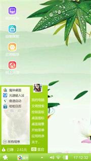 翠竹与莲